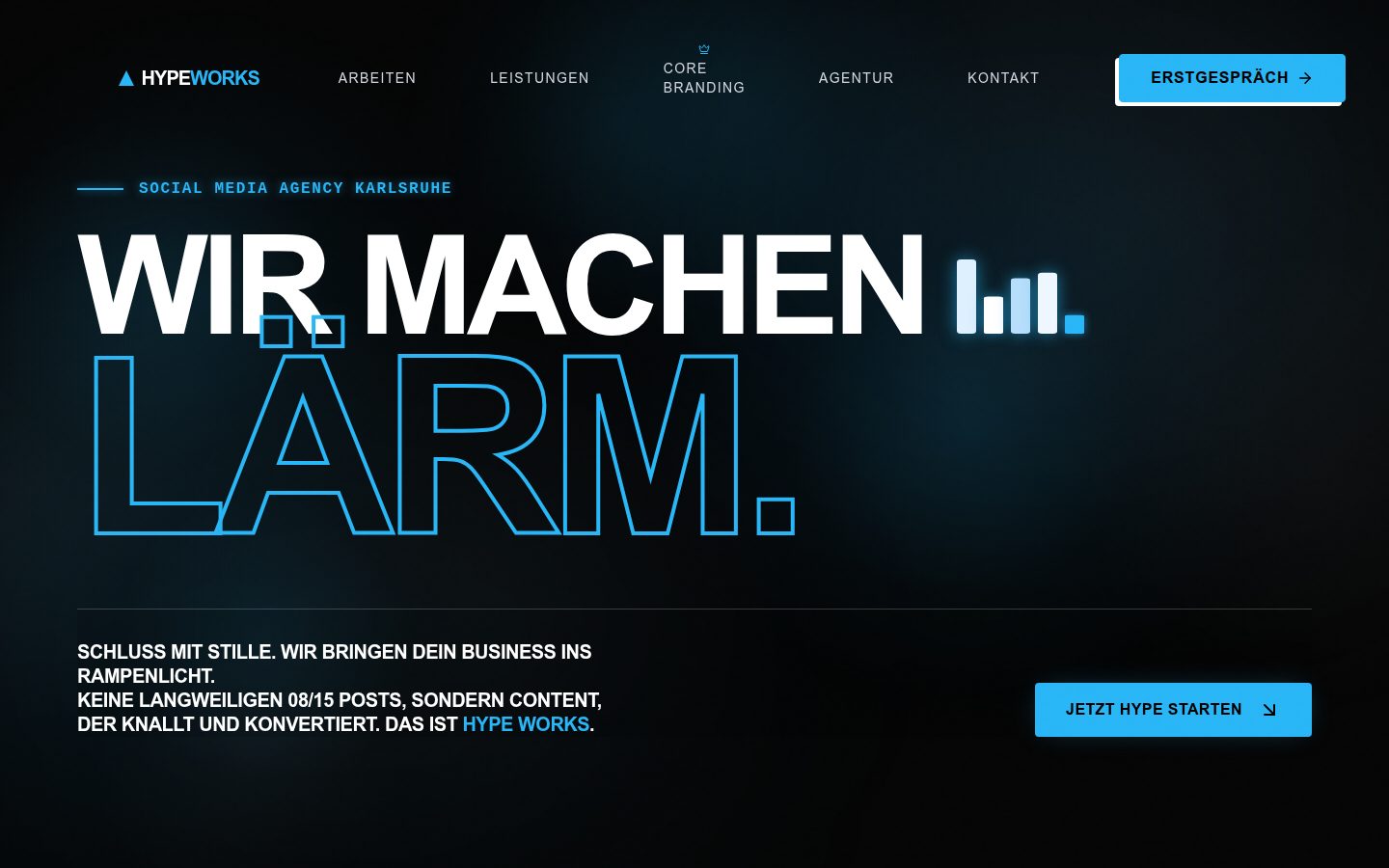 Website von Hypeworks